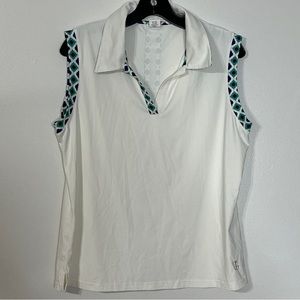 Golfher Par-Tee Sleeveless Golf Polo Top